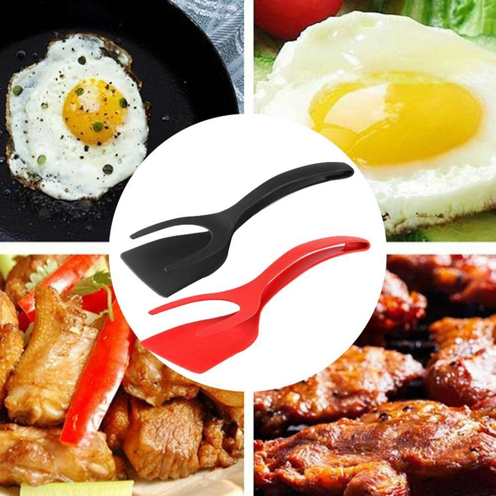 1 Multifunctional Spatula Grip Food Flip Fried Egg Tong - Temu